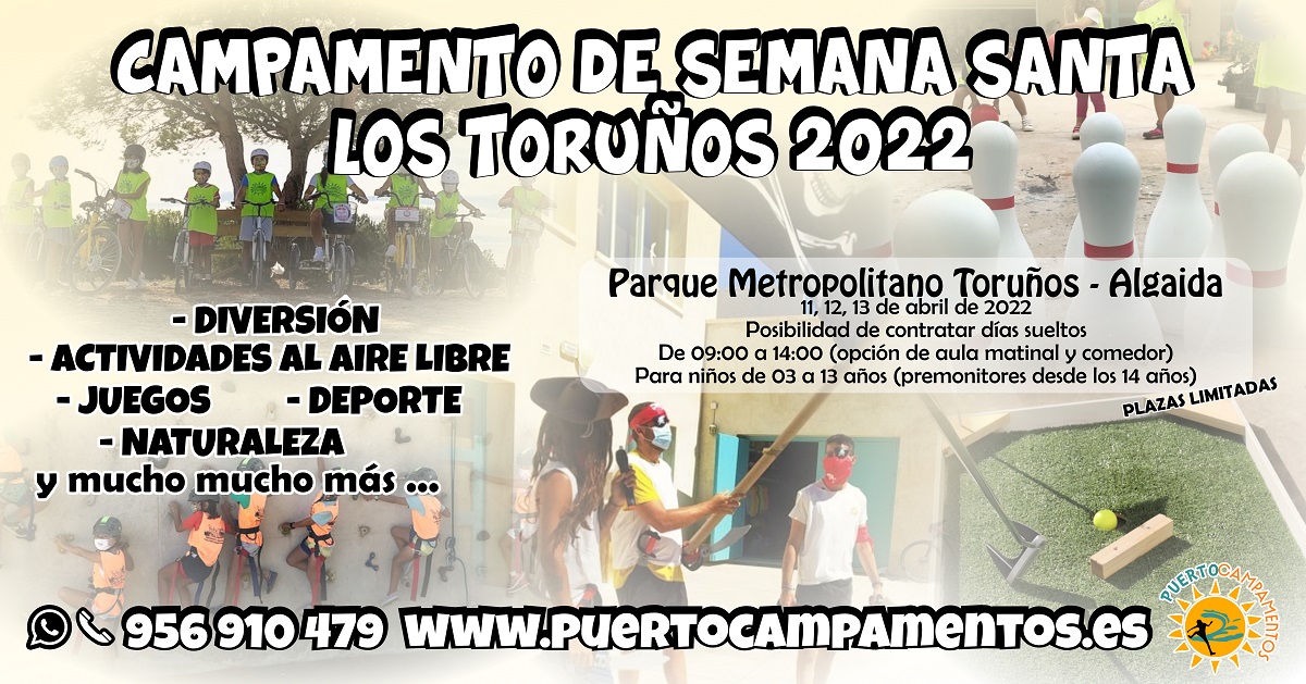 Campamento de semana santa 2022 El Puerto de Santa María