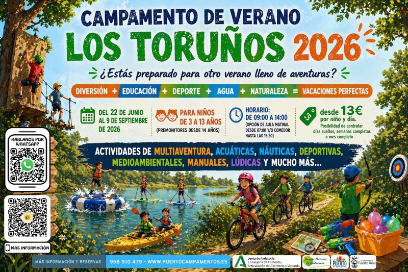 Campamento de Verano Los Toruños 2026 El Puerto de Santa María